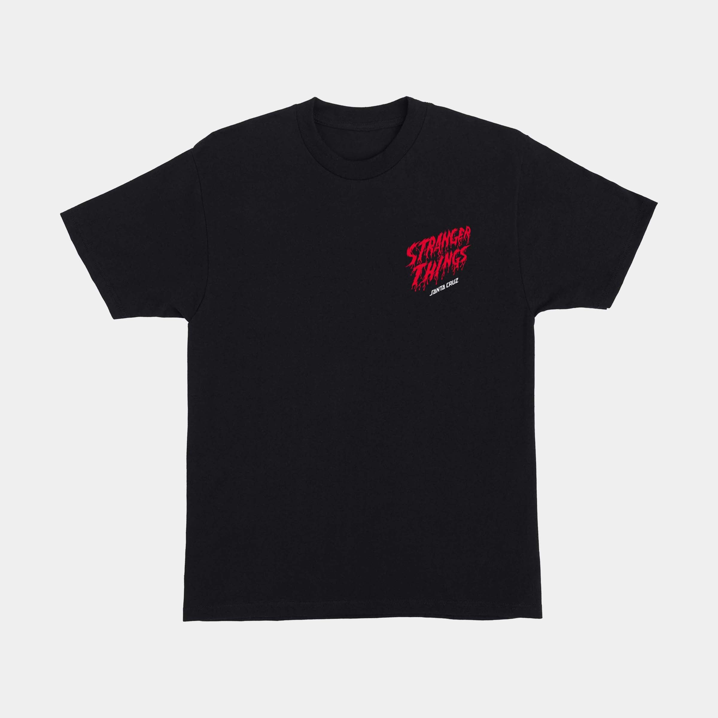 Santa Cruz Stranger Things Eddie Slasher T-Shirt-Black | Santa Cruz | T Shirt - Northshore Newquay - Surf/Skate