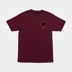 Santa Cruz Stranger Things Hell fire T-Shirt-Maroon | Santa Cruz | T Shirt - Northshore Newquay - Surf/Skate
