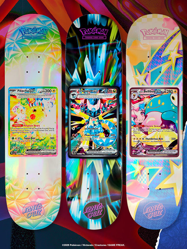 Santa Cruz x Pokemon TCG Skate Deck | Blind Bag | Santa Cruz | - Northshore Newquay - Surf/Skate Shop