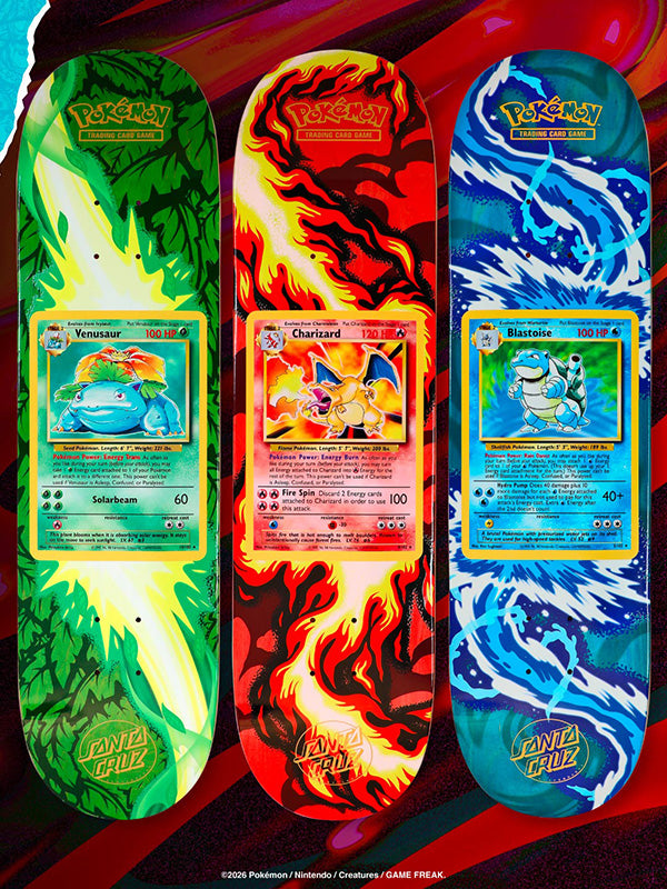 Santa Cruz x Pokemon TCG Skate Deck | Blind Bag | Santa Cruz | - Northshore Newquay - Surf/Skate Shop