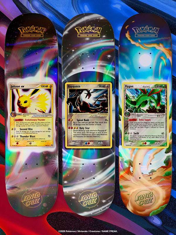 Santa Cruz x Pokemon TCG Skate Deck | Blind Bag | Santa Cruz | - Northshore Newquay - Surf/Skate Shop