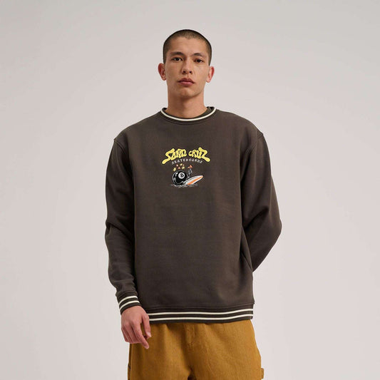 Santa Cruz Winkowski Surf Crew-Washed Black | Santa Cruz | Sweatshirt
