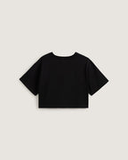 Vans W SALTON RELAX CROP SS - Black | Vans | Womens T-Shirts - Northshore Newquay - Surf/Skate Shop