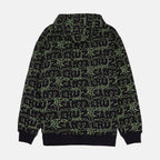 Santa Cruz Punk Web Zip Hood-Black/Green