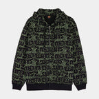 Santa Cruz Punk Web Zip Hood-Black/Green