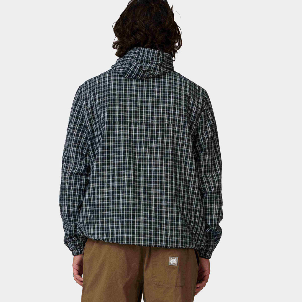 Santa Cruz Henri Jacket-Black Check | Santa Cruz | - Northshore Newquay - Surf/Skate Shop