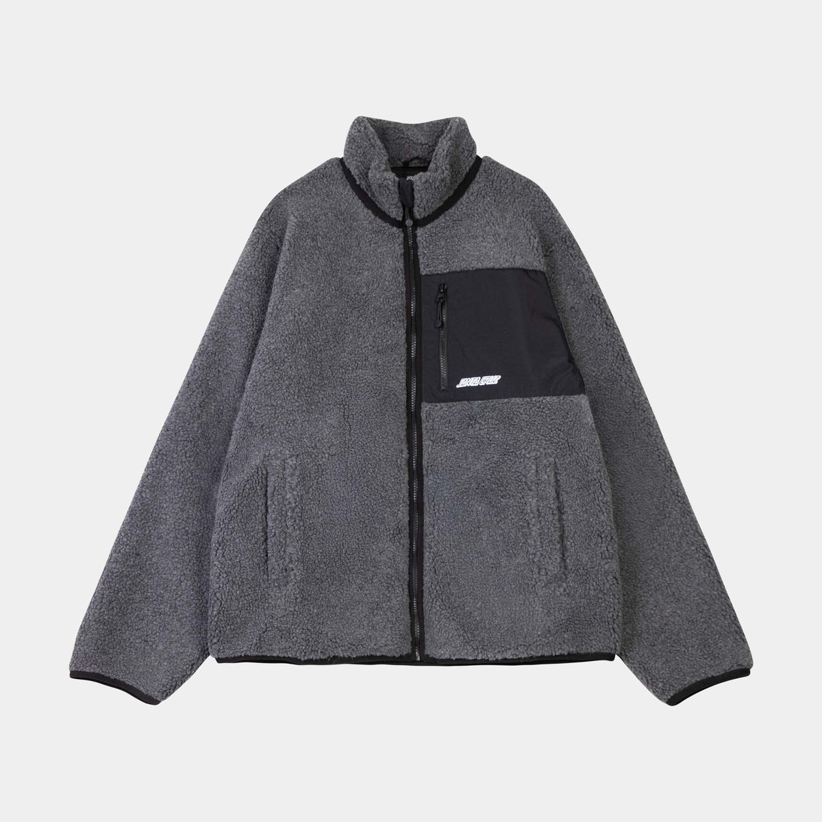 Santa Cruz Freestyle Fleece Jacket-Charcoal | Santa Cruz | - Northshore Newquay - Surf/Skate Shop