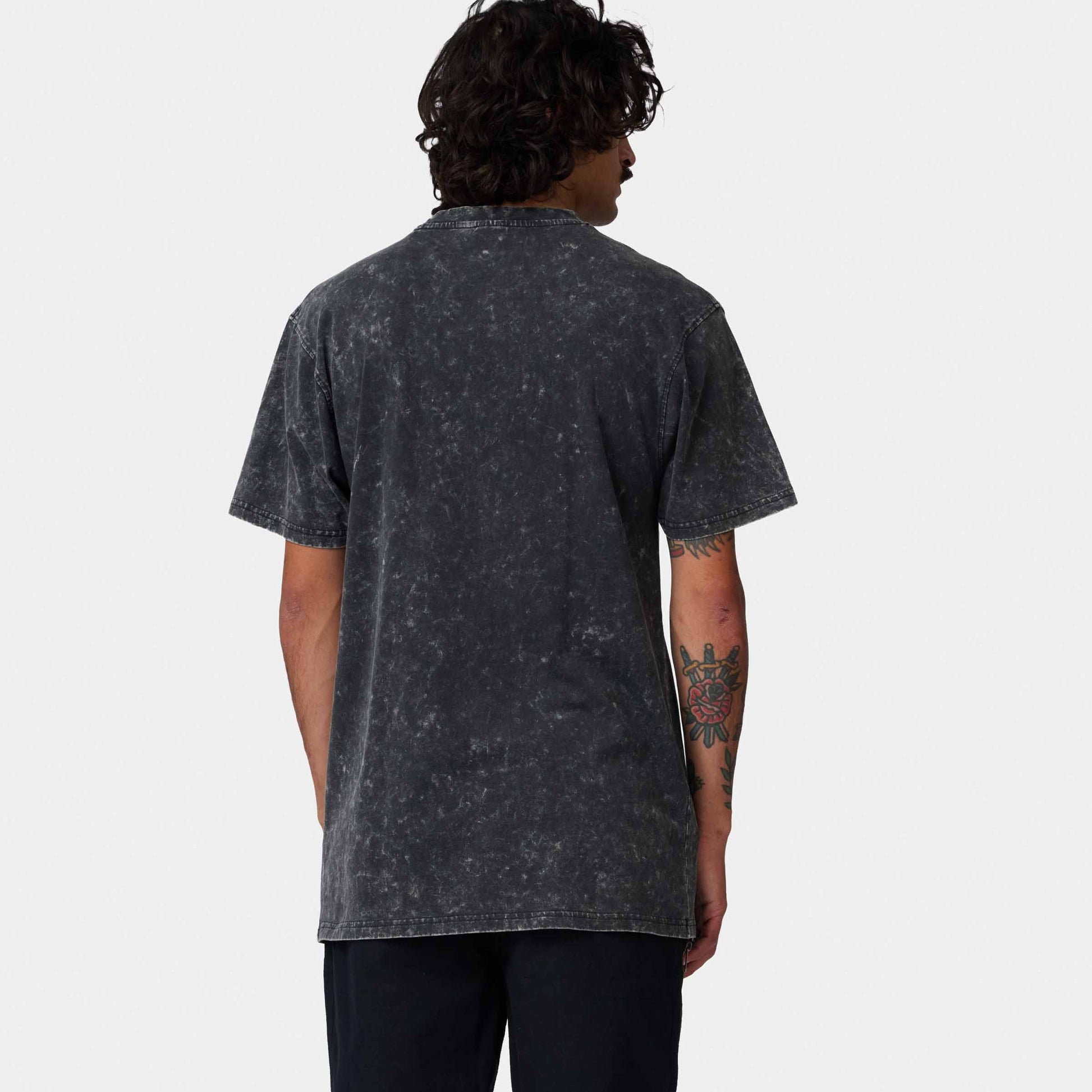 Santa Cruz Out Of Time T-Shirt-Black Acid Wash | Santa Cruz | T Shirt - Northshore Newquay - Surf/Skate Shop