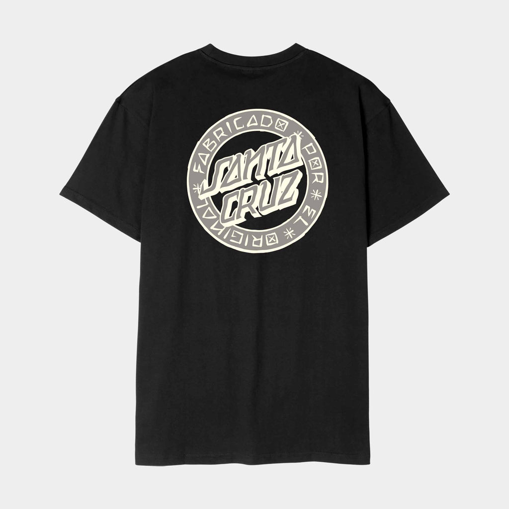 Santa Cruz Loco Dot T-Shirt-Black | Santa Cruz | - Northshore Newquay - Surf/Skate Shop