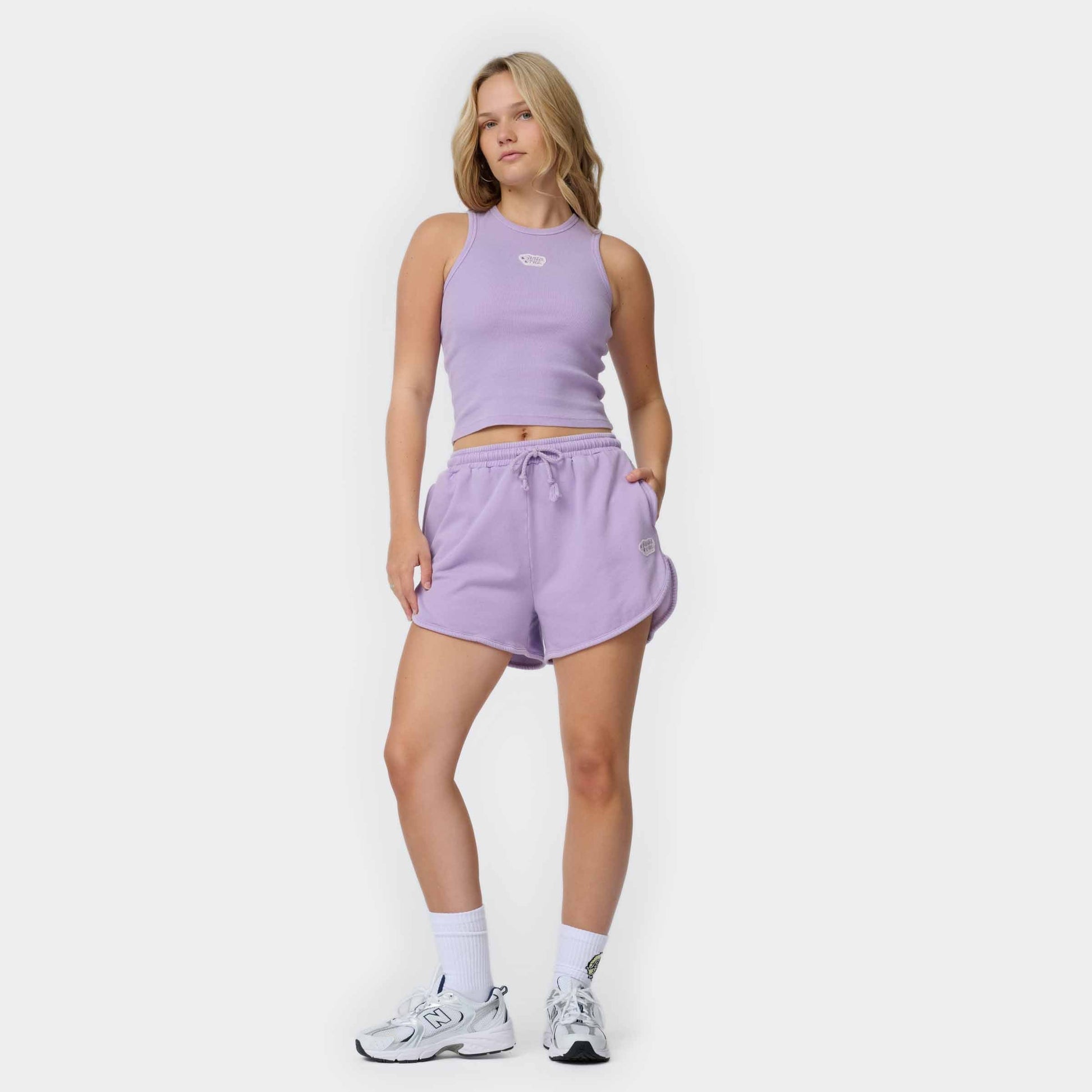 Santa Cruz Women's Groovy Stack Shorts-Lilac | Santa Cruz | - Northshore Newquay - Surf/Skate Shop