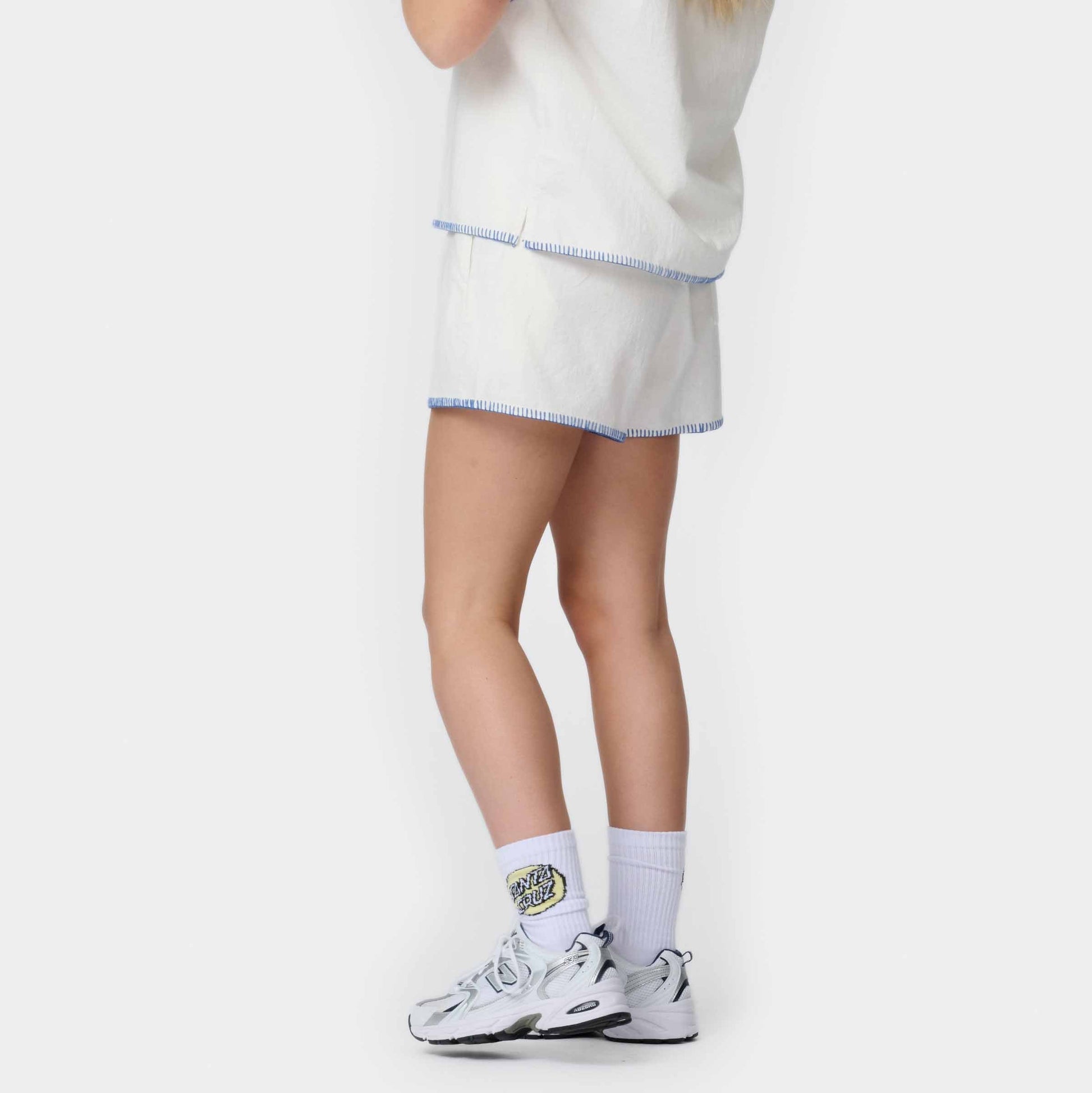 Santa Cruz Women's Reef Shorts-Off White | Santa Cruz | - Northshore Newquay - Surf/Skate Shop