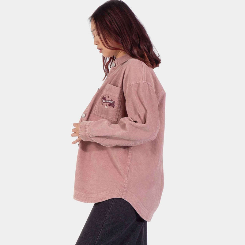 Santa Cruz Women's Scribe Strip Shirt-Putty Wash | Santa cruz | - Northshore Newquay - Surf/Skate Shop