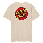 Santa Cruz Classic Dot Chest Logo Tshirt-Blond Wood | Santa Cruz | T Shirt