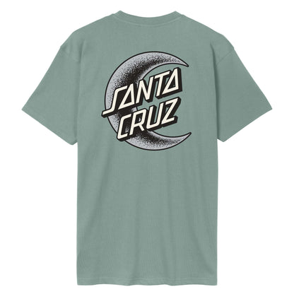 Santa Cruz Crescent Moon Chest Logo T-Shirt-Rock | Santa Cruz |