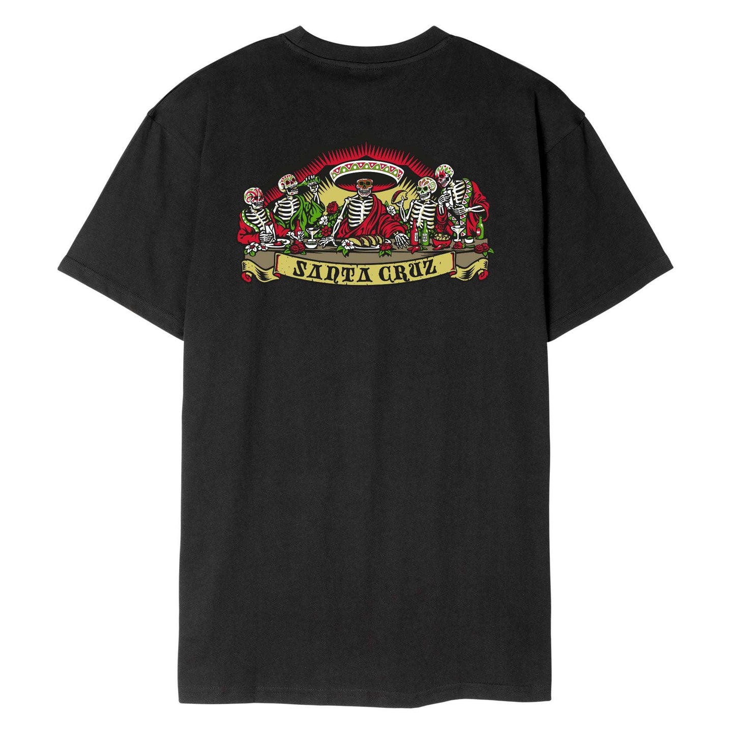 Santa Cruz Guzman Dead Diners Logo Tshirt-Black | Santa Cruz |