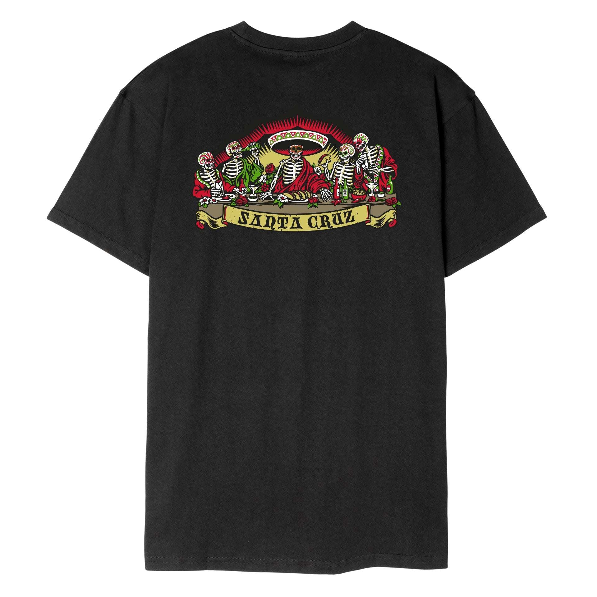 Santa Cruz Guzman Dead Diners Logo Tshirt-Black | Santa Cruz |