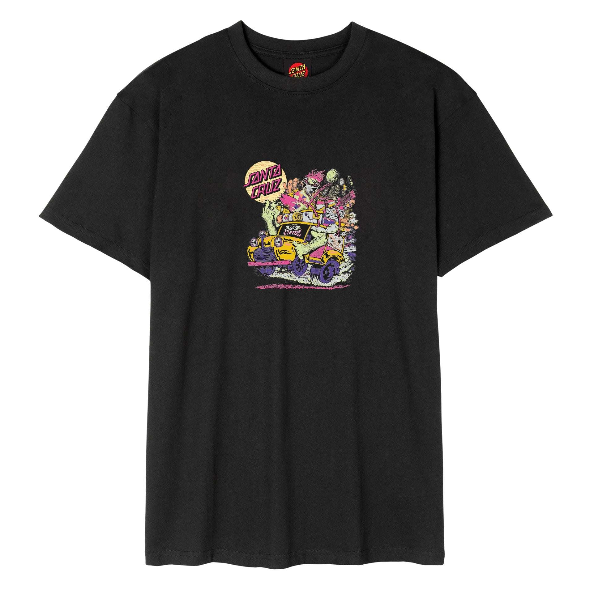 Santa Cruz Johnson Beast Wagon Logo Tshirt-Black | Santa Cruz | T Shirt
