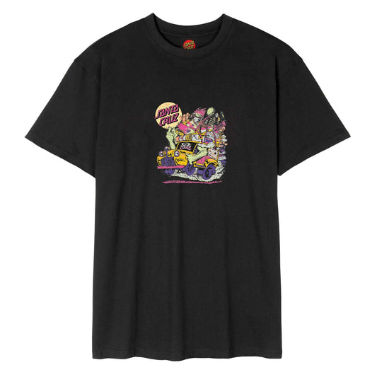 Santa Cruz Johnson Beast Wagon Logo Tshirt-Black | Santa Cruz | T Shirt