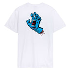 Santa Cruz Screaming Hand Chest Logo Tshirt-White | Santa Cruz | T Shirt