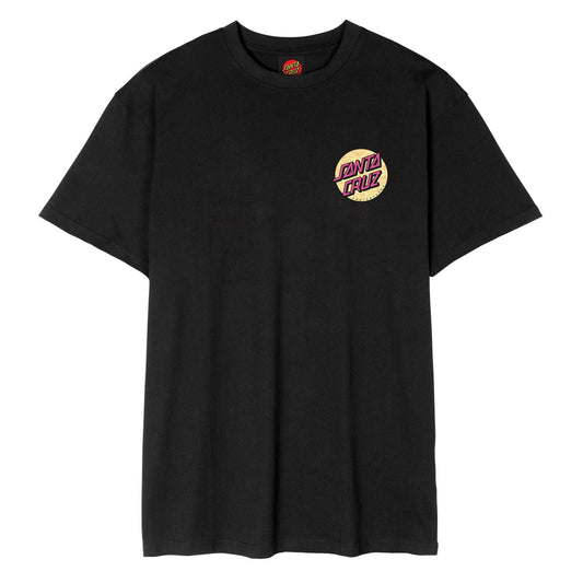 Santa Cruz Wagon Dot Chest Logo Tshirt-Black | Santa Cruz | T Shirt
