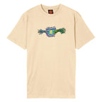Santa Cruz Wooten Contact Logo Tshirt-Vanilla | Santa Cruz |
