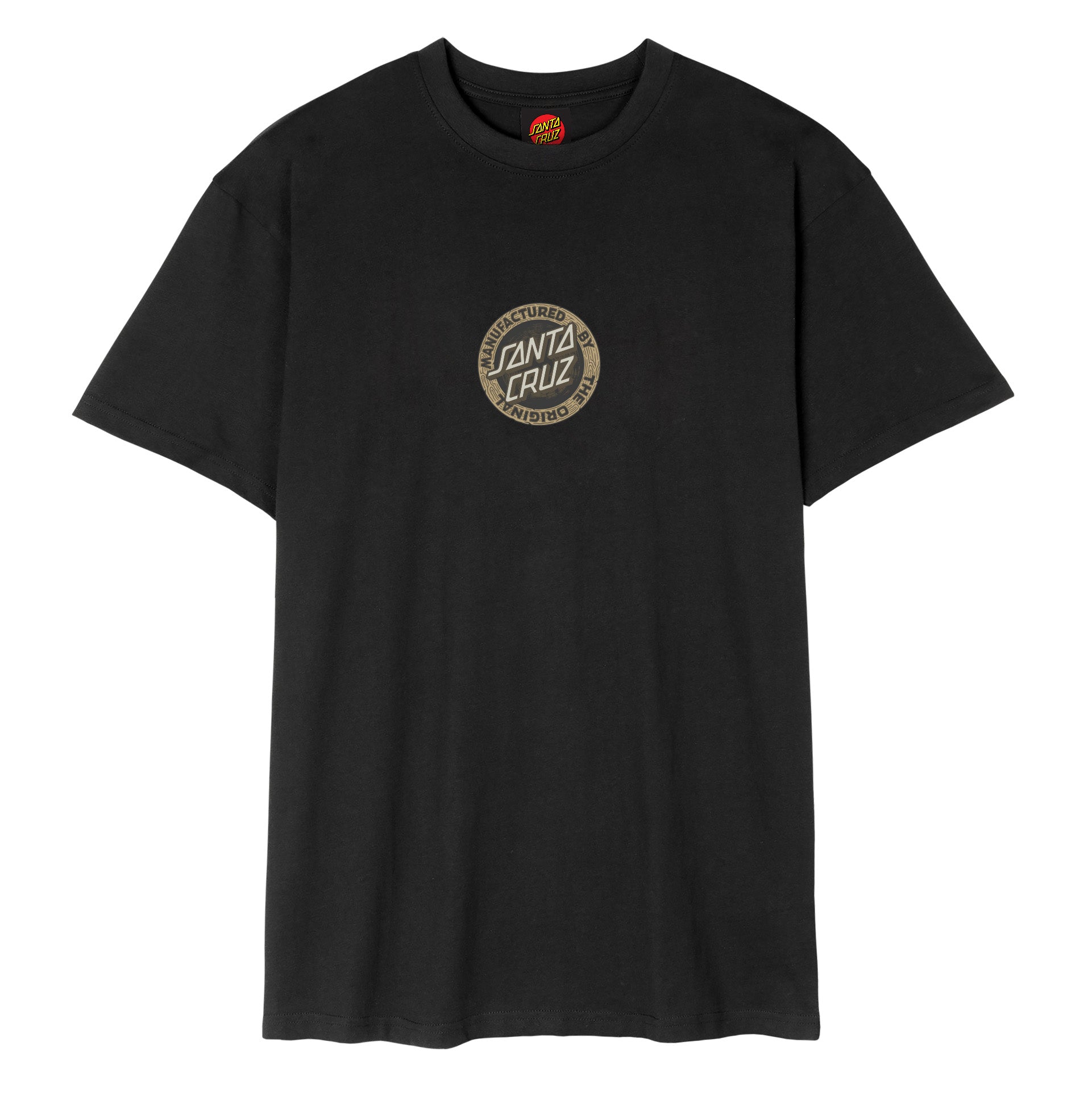 Santa Cruz Carved MFG Logo Tshirt-Black | Santa Cruz | T Shirt