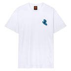Santa Cruz Screaming Hand Chest Logo Tshirt-White | Santa Cruz | T Shirt
