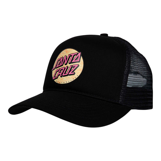 Santa Cruz Wagon Dot Mesh back Cap-Black | Santa Cruz |