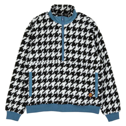 Santa Cruz Women's Astra Sherpa Fleece Jacket-Black/White 14 | Santa Cruz | Fleece