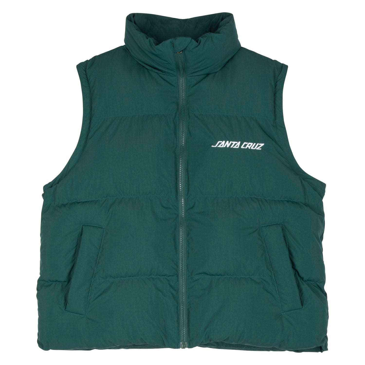 Santa Cruz Strip 2 in 1 Quilted Jacket-Emerald | Santa Cruz |