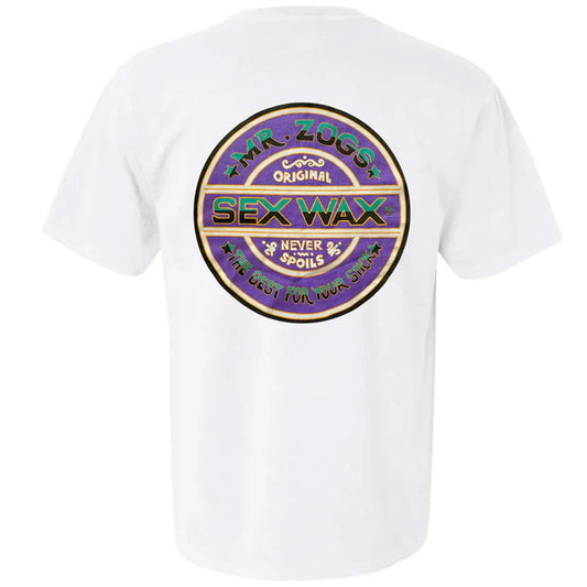Mr Zogs Sex Wax T-shirt-Two Tone-White | Mr Zogs Sex Wax |