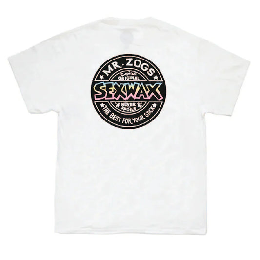 Mr Zogs Sex Wax T-shirt Word-Fade Team-White | Mr Zogs Sex Wax |