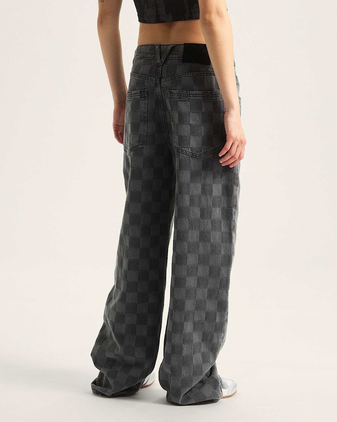 Vans Sirelle Novelty Puddle Pants-Faded Black | Vans |