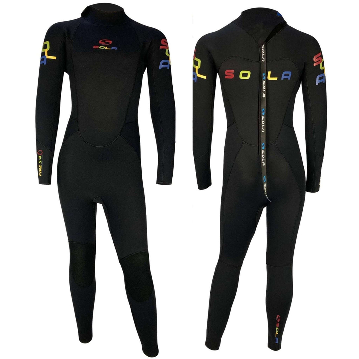 Sola Fire 5/4 BZ Youth Fullsuit | Sola | Winter Wetsuit - Northshore Newquay - Surf/Skate Shop
