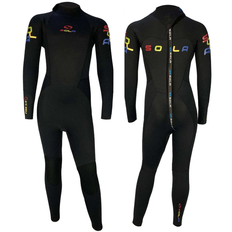 Sola Fire 5/4 BZ Youth Fullsuit | Sola | Winter Wetsuit - Northshore Newquay - Surf/Skate
