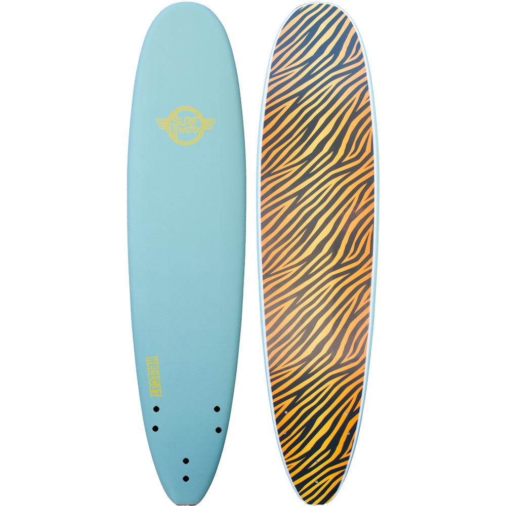 Surfworx Hellcat Mini Mal soft surfboard 8ft 0 Ice Mint | Surfworx | surfboard