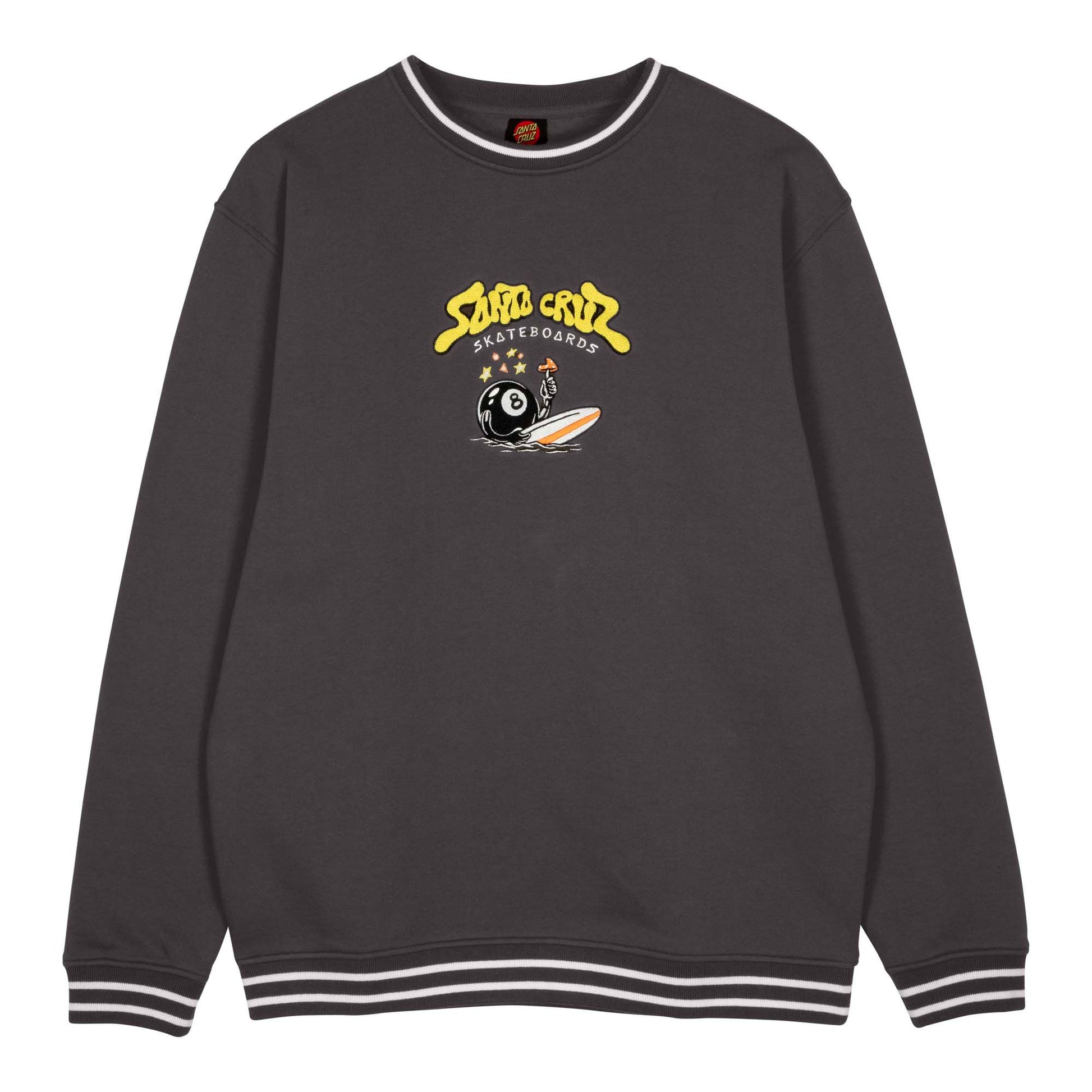 Santa Cruz Winkowski Surf Crew-Washed Black | Santa Cruz | Sweatshirt