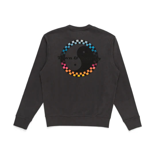 Town and Country Pearl Crew-Washed Black | Town and country |