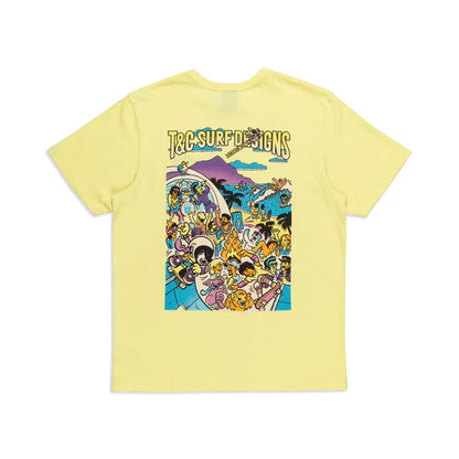 Town and Country Jon Scene T-shirt-Washed Citrus | Town and country |