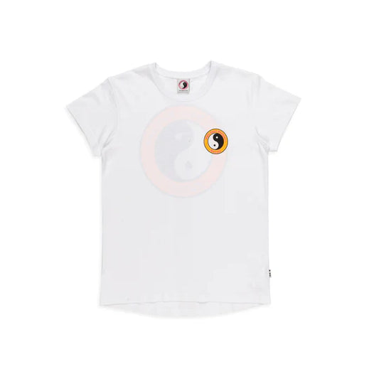 Town and Country Women's YY Logo T-shirt-White | Town and country |