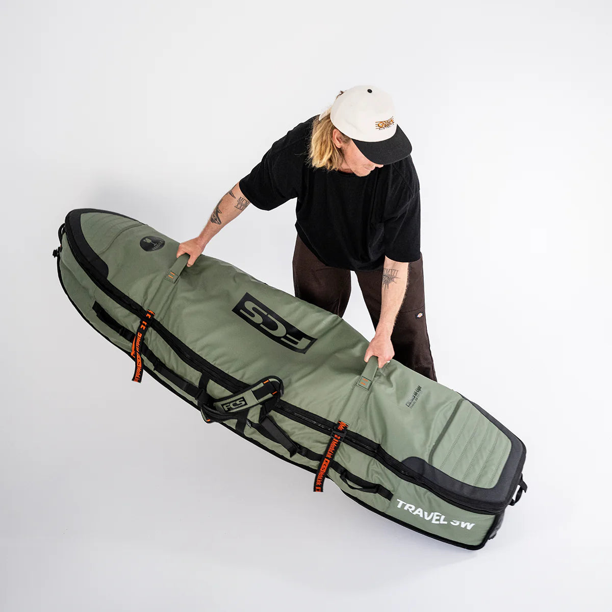 FCS Travel 3W Wheelie Boardbag | FCS | - Northshore Newquay - Surf/Skate Shop
