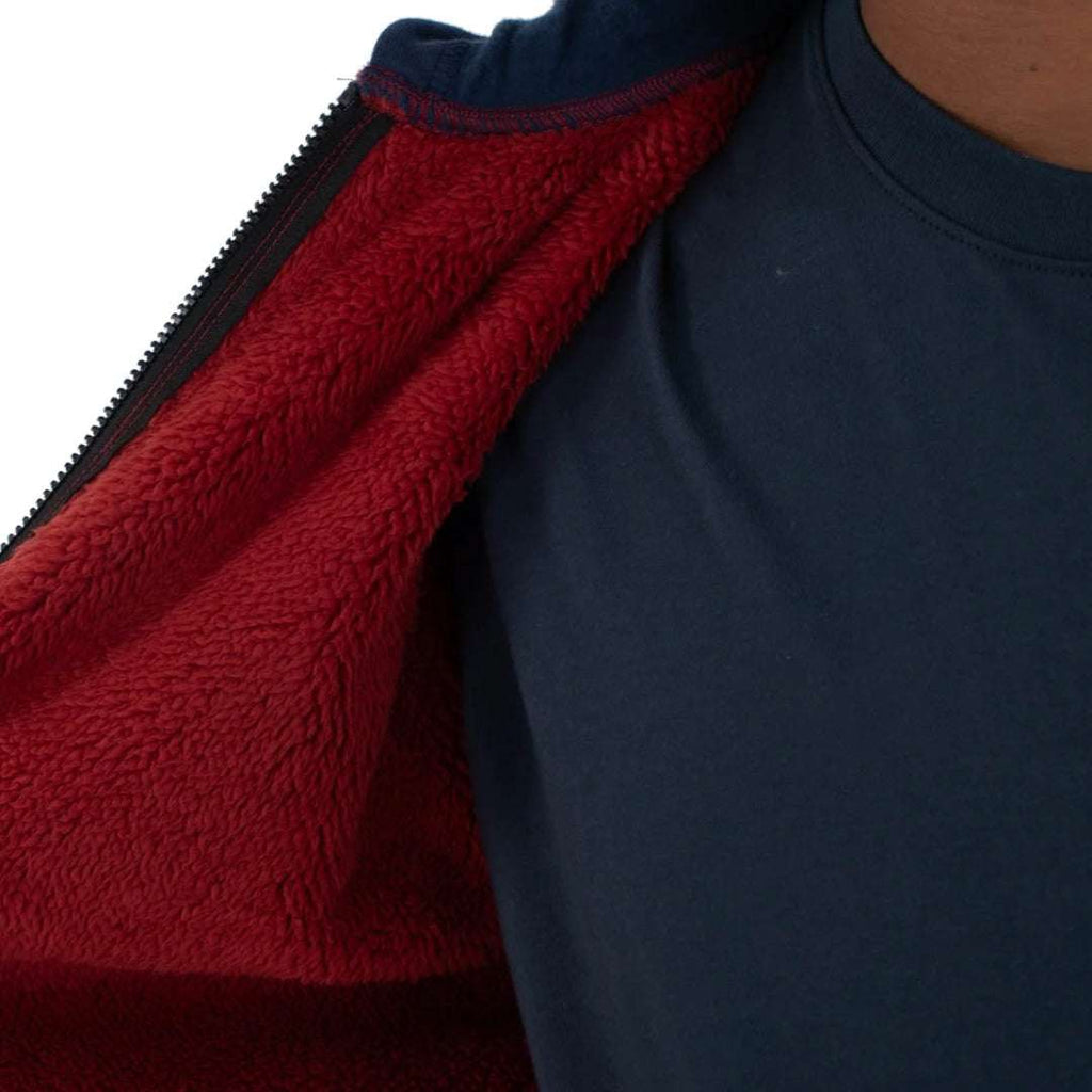 Hurley Easy Rider Hooded Sherpa Fleece Jacket-Nightforce | Hurley | Fleece - Northshore Newquay - Surf/Skate