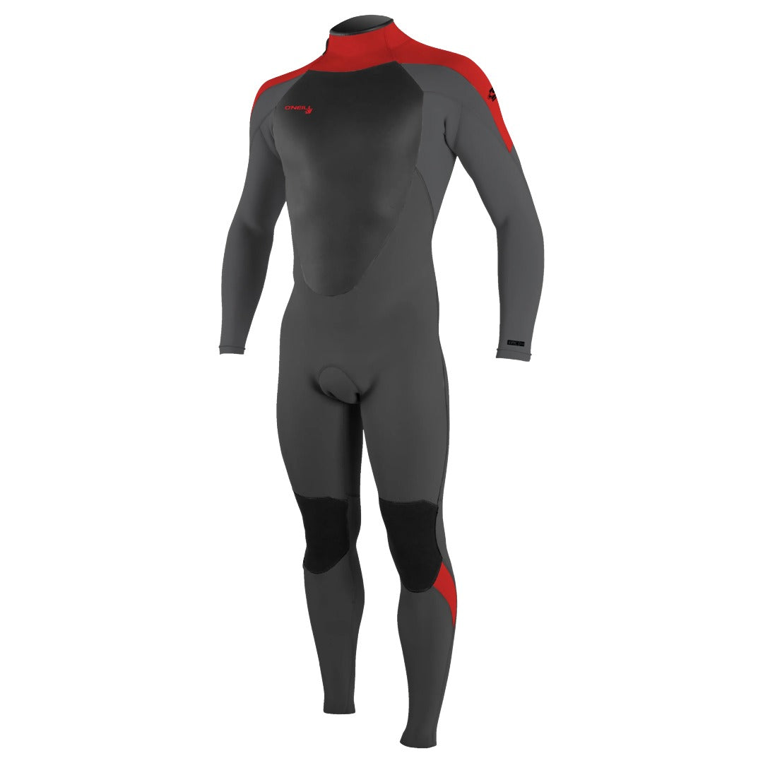 O’NEILL KIDS EPIC 4/3MM BACK ZIP FULL WETSUIT | BLACK / RED / GREY | O’neill | Winter Wetsuit - Northshore Newquay - Surf/Skate