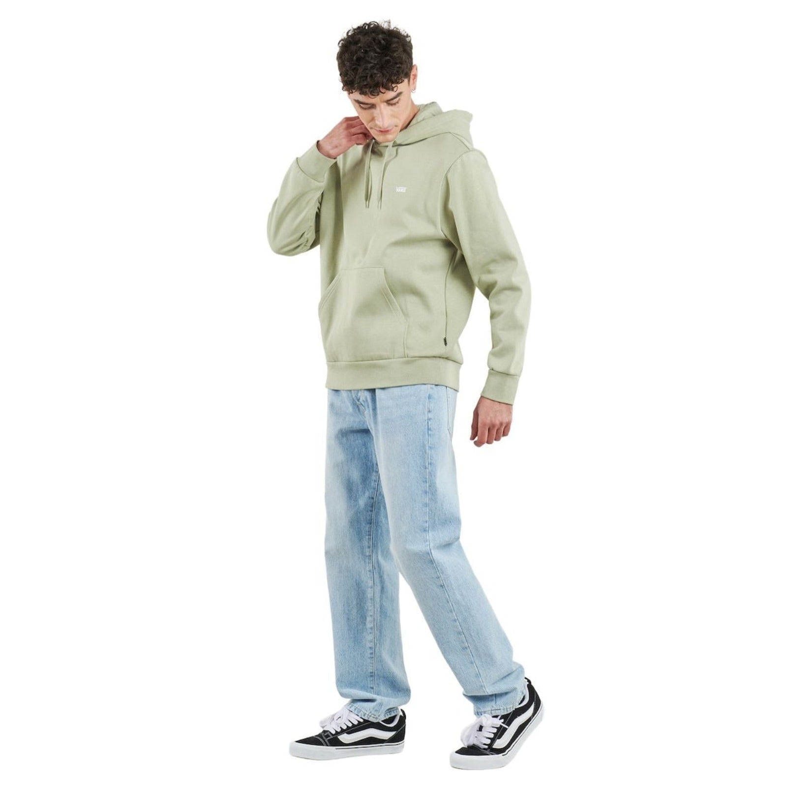 Vans LEFT CHEST PO - Soft Sage | Vans | Mens Sweatshirts - Northshore Newquay - Surf/Skate Shop