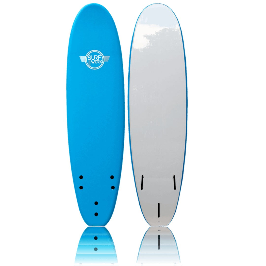 Surfworx Base Mini Mal Foamie - blue | Surfworx | Foam Surfboard - Northshore Newquay - Surf/Skate Shop