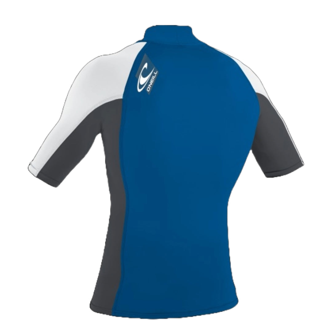 O'NEILL MEN'S SHORTSLEEVE SKIN TURTLENECK RASH GUARD | Deep sea/graphite/white | O’neill | Rash Vest
