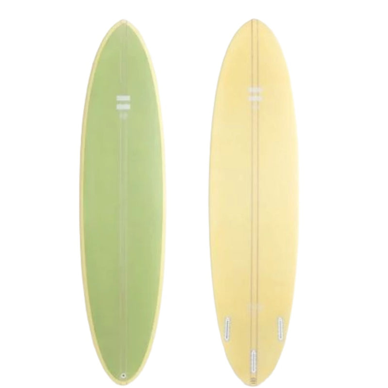 Indio “ The Egg “ Surfboard- Cream Olive | Indio | Epoxy Surfboard - Northshore Newquay - Surf/Skate Shop