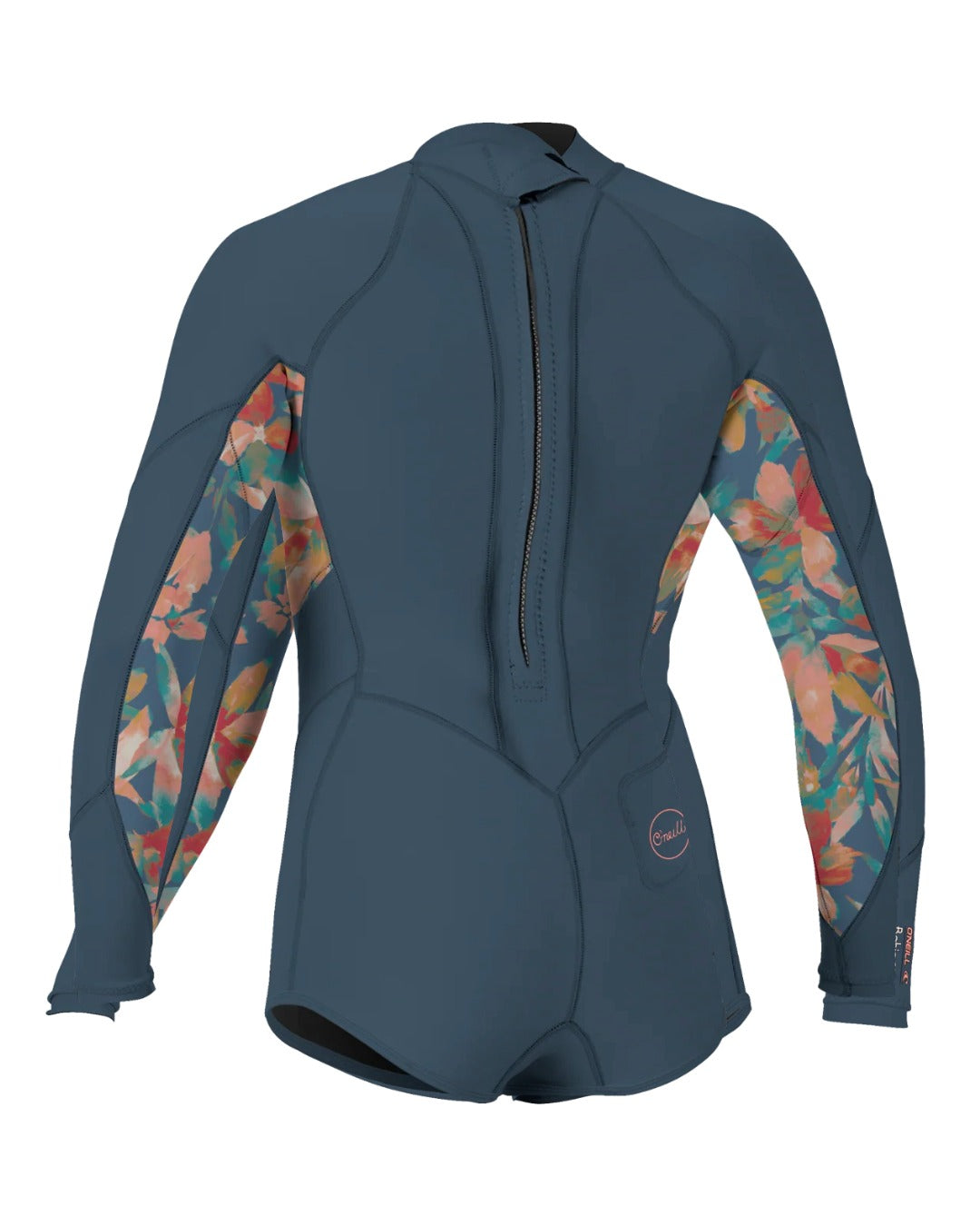 O’Neill Girls Bahia L/S Short Leg Spring Wetsuit - Copenblue | O’neill | Summer Wetsuit