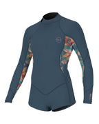 O’Neill Girls Bahia L/S Short Leg Spring Wetsuit - Copenblue | O’neill | Summer Wetsuit