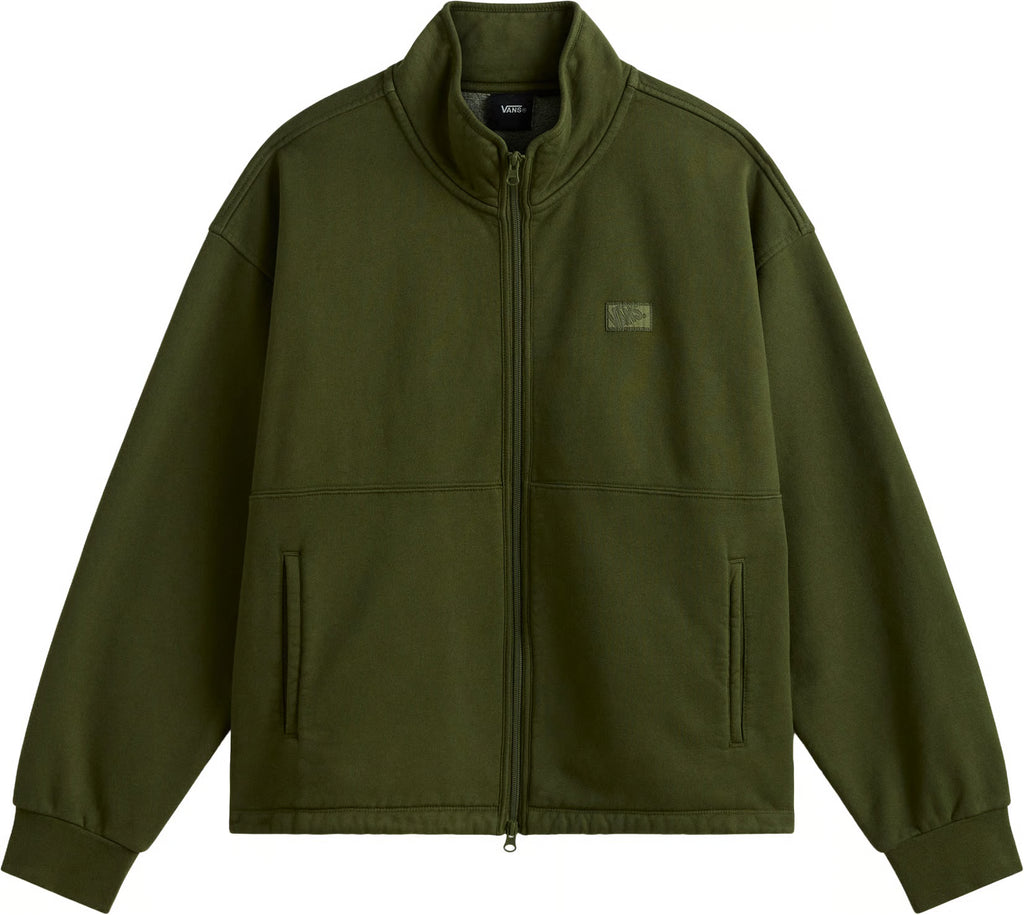 Vans Full Zip Mock Neck Flee Green Balsam